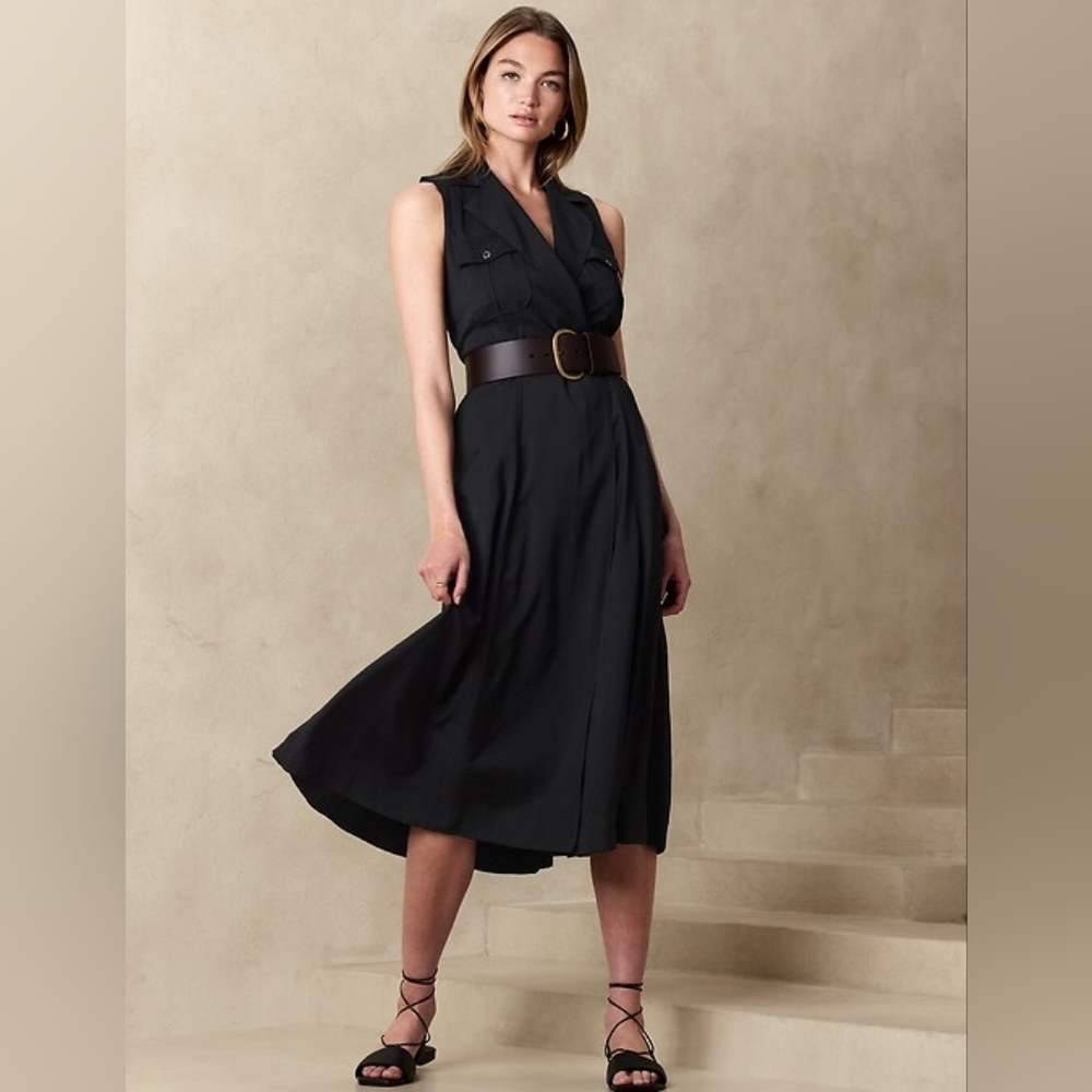 Banana Republic Twill Maxi Dress